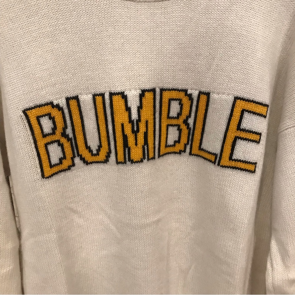 Acrylic BUMBLE Crew Neck Sweater - LG - Picture 3 of 7